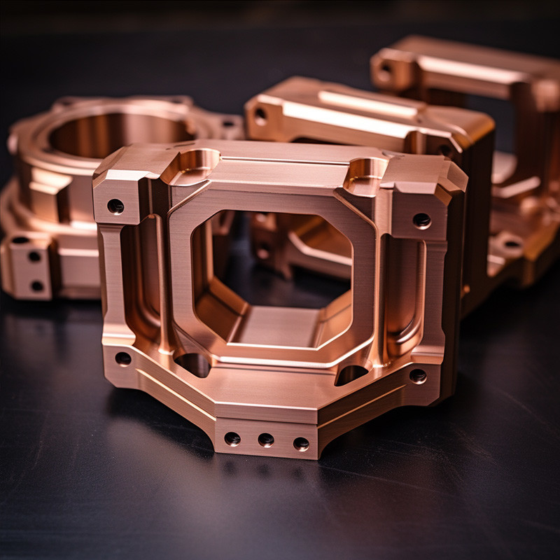 High Precision CNC Turning Copper Part For Aerospace Automotive Industry