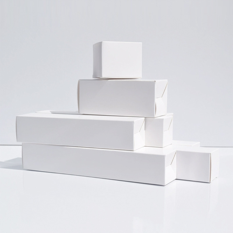 Paper Type Paperboard Custom Order White Folding Cardboard Storage Gift Box with Logo