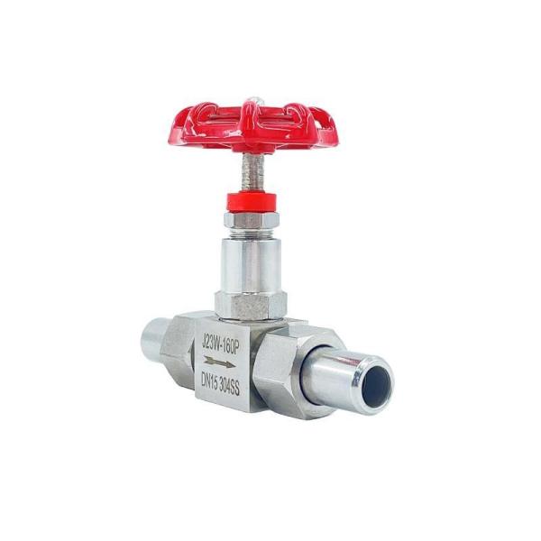 High Pressure SS304 SS316 Stainless Steel Welded Needle Valve for Industrial