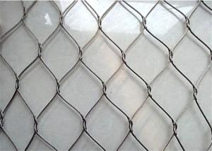 Quality Woven And Ferruled Zoo 304 / 316 Cable Aviary Netting wholesale