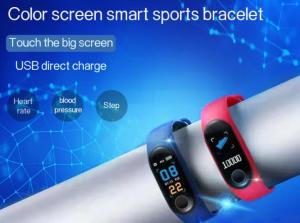 Quality Waterproof Thermometer Body Temperature Bracelet Heart Rate Monitor wholesale