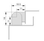 Detachable Electric Hidden Door Cabinet Hinges ODM ISO Ceritificate