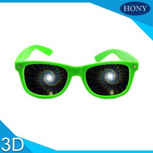 Quality Party 3D Diffraction Glasses spiral diffraction effect fireworks 3d glasses wholesale