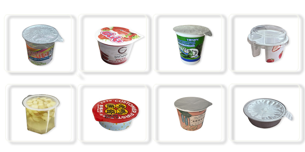 Precision Rotary Cup Filling Sealing Machine For Density / Viscous Liquids