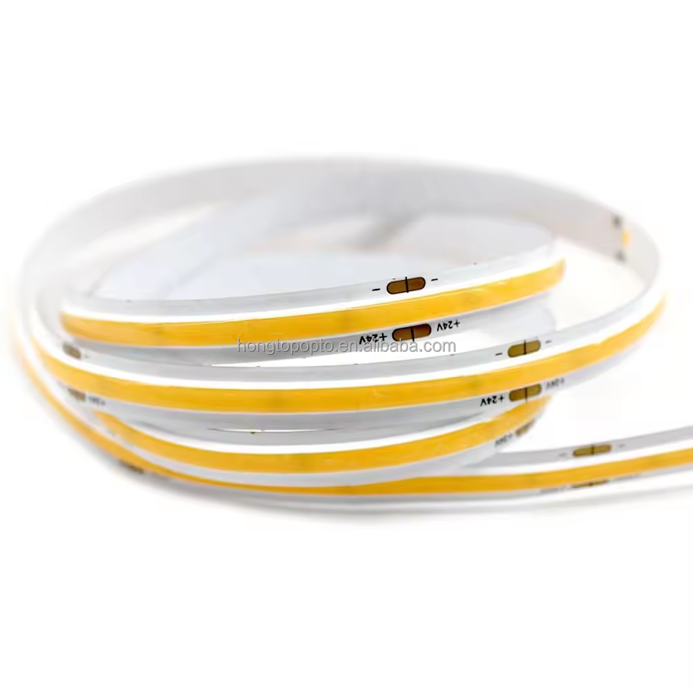Design LED Strip Light 560LEDS COB 12V 24V Dimmable CCT RA90 Controller No Voltage Drop