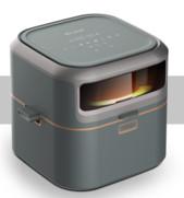Quality Countertop No Oil 6500ml High Temperature Air Fryer 288mm Height wholesale