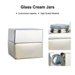 60ml Square Empty Cream Jar For Skincare Products 2oz 4oz