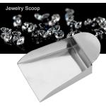Mini Square Shovel, Gemstone Spade , Jewelry Shovel With Plate Handle