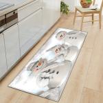 Christmas Long Strip Washable Kitchen Carpet For Sofa Area