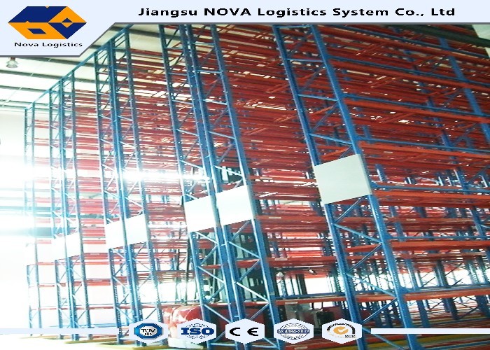Epoxy Coating VNA Pallet Racking Q235B Adjustable For Industrial Warehouse