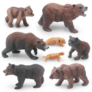 Quality Brown Bear Life Cycle Figure Model Toy For Boys Girls Kids wholesale