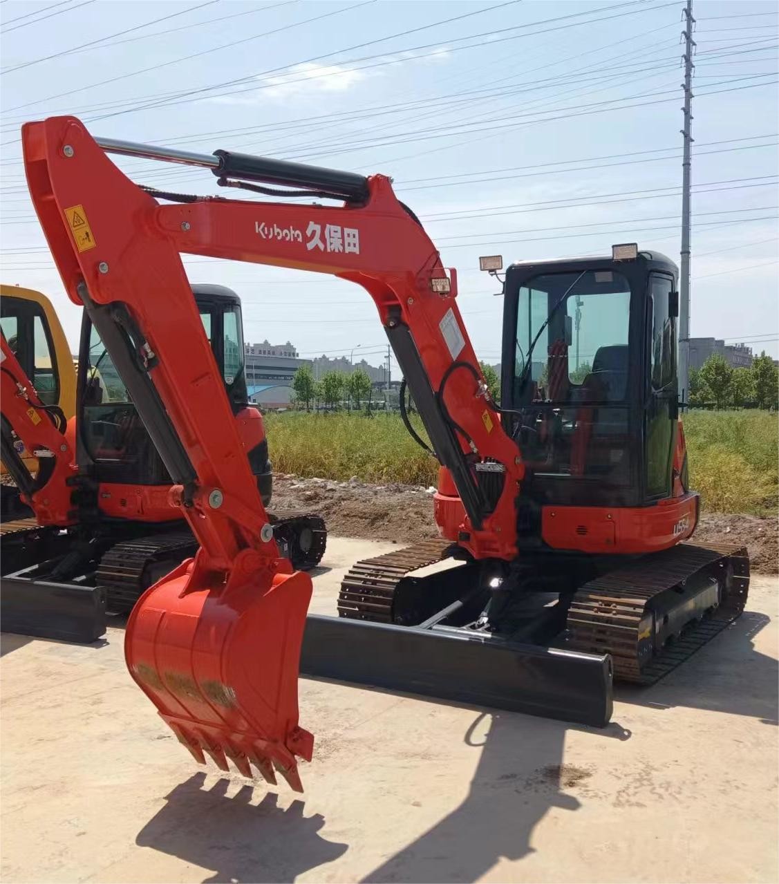Mini Used Kubota U55 Excavator Digger 5.5 Tons Kubota U55 U35 U17 Machines