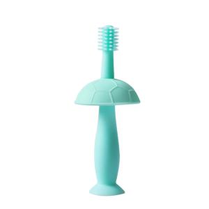 Quality Baby Teether Silicone Factory Price 360 Degree Cleaning Infants Toothbrush Shape wholesale