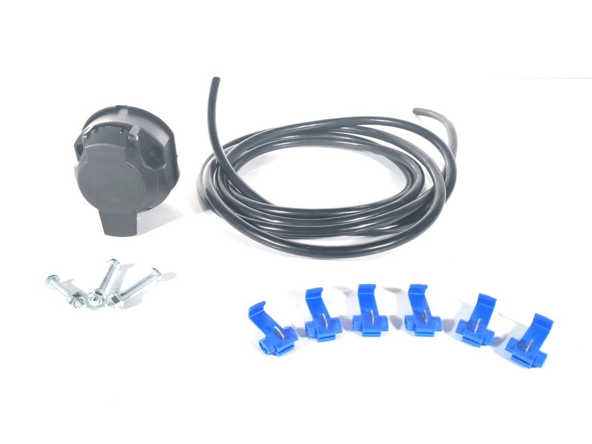 12V 7 Pole Trailer Wiring Harness Standard Size With Metal Accessories