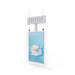 China Ultra Slim Hanging Digital Signage Window Display Screen For Advertising on sale