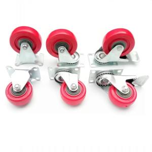 Quality 2 Inch Swivel Stem Rubber Trolly Caster Wheel for Industrial Rollerblade Office Chair wholesale