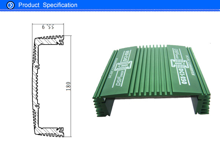 aluminium extruded amplifier