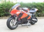 Red Mini Gas Dirt Bikes 110cc , Electric Start Small Dirt Bikes Automatic