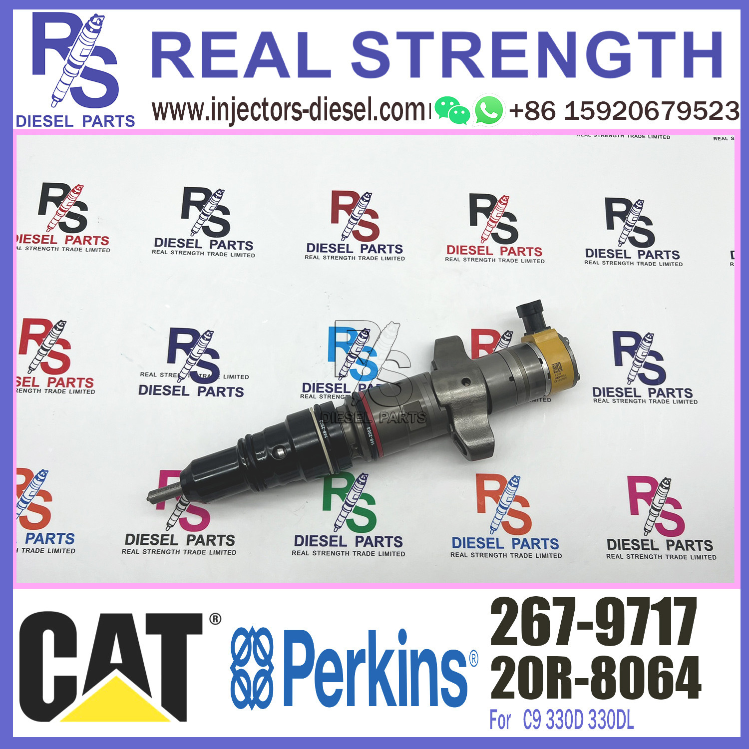 C9 330D 330DL INJECTOR 10R7222 20R8064 267-9717 For Caterpillar Excavator 293-4072 293-4573