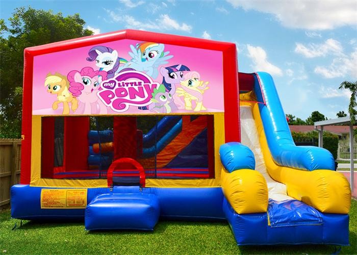 Multifunction Inflatable Bouncer , Inflatable Cartoon Bouncy Castles For Outdoor Playing