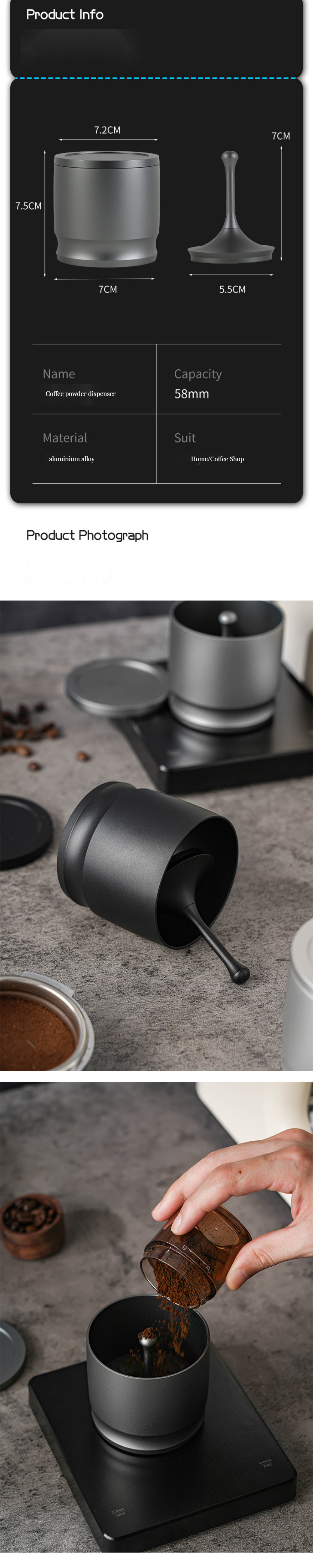 Unisex Aluminum Alloy Cup for Coffee Machine Minmalist Design Style Customize Logo Acceptable