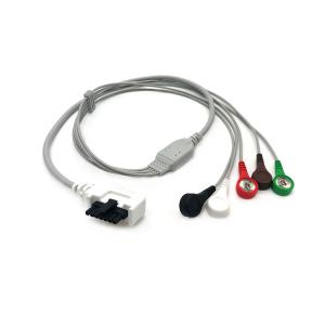 Quality Northeast Monitoring 5 Lead Patient Holter ECG Cable With Snap Type wholesale
