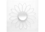 Living Room Silver House Hanging Silver Flower Mirror