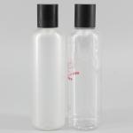 6.76oz/200ml Customizable Cylindrical PET Bottle, Clear Matte Cosmetic Bottle,
