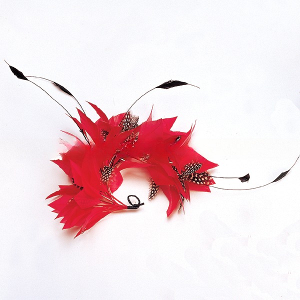 10*20 cm Goose Feather Flower Mount with Wire Accessory and Fast Shipping Services