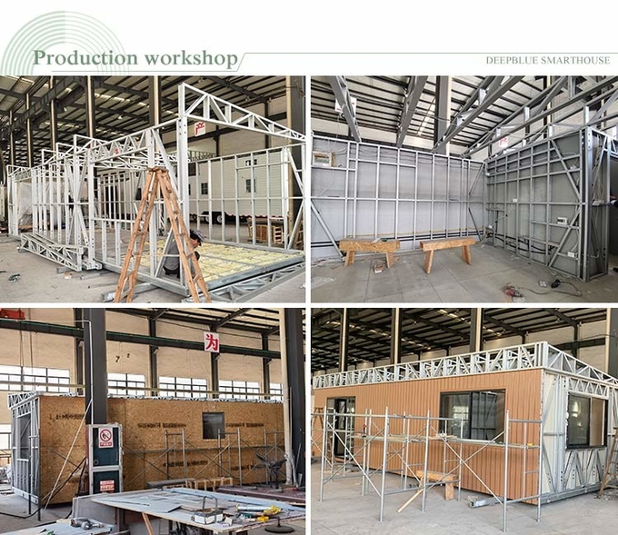 EU/AU Standard Light Steel Frame Mobile House Mobile Homes Granny Fat