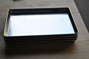 Quality Rectangular Stainless Steel Plate Sheet Baking Tray For Oven And Food wholesale