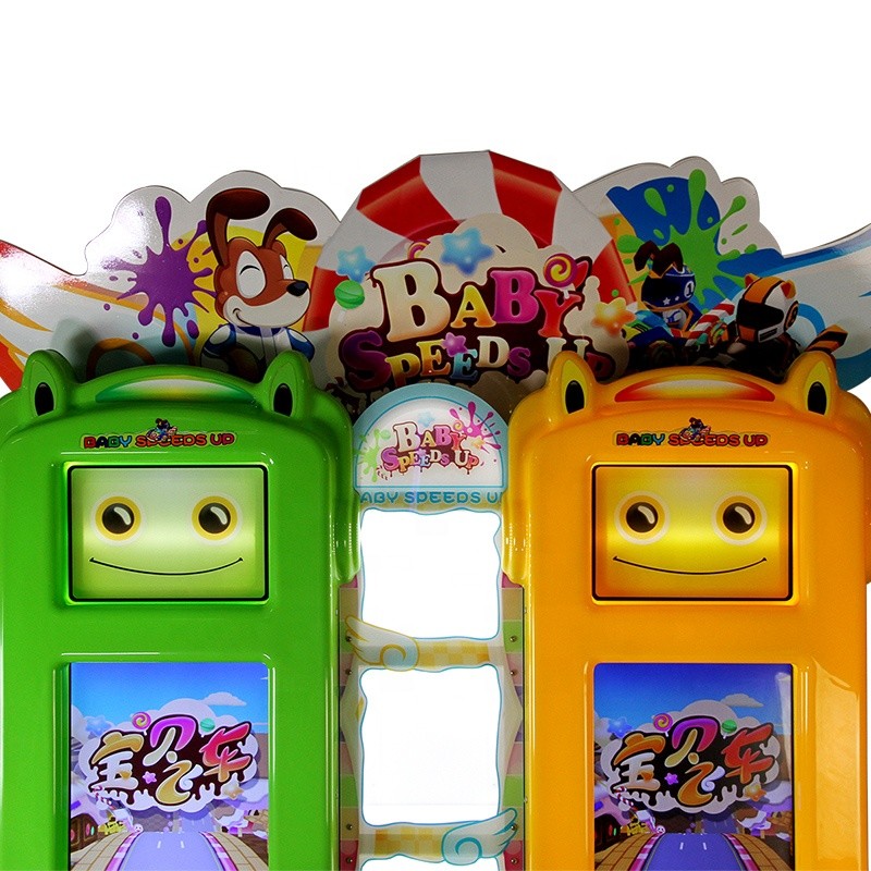 200W Arcade Games Machines , Amusement Park Driving Car Play Seat Simulator Racing Game