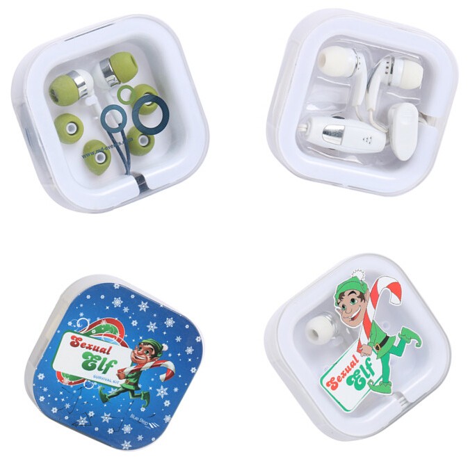 Cute funny silicone earphones headphones rubber cover