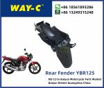 3D9–F1611–10 Motorcycle Rear Fender Mud Guard YAMAHA YBR125