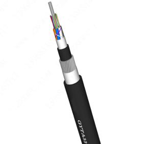 Quality GYTA33 G652D Outdoor Armored Fiber Optic Cable 48 Core Single Steel Wire wholesale