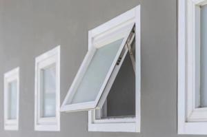 Quality Durable Aluminum Top Hung Window Customized Color / Size For Commercial Buildings wholesale
