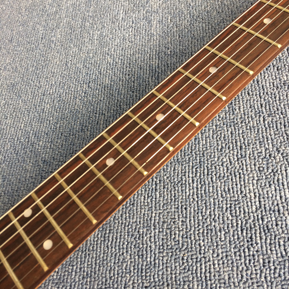 High-quality custom V style electric guitar, rosewood fingerboard , Chrome hardware
