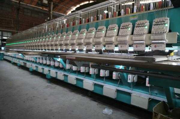 Cheap High Efficiency Taping Embroidery Machine Flat Embroidery Equipment for sale