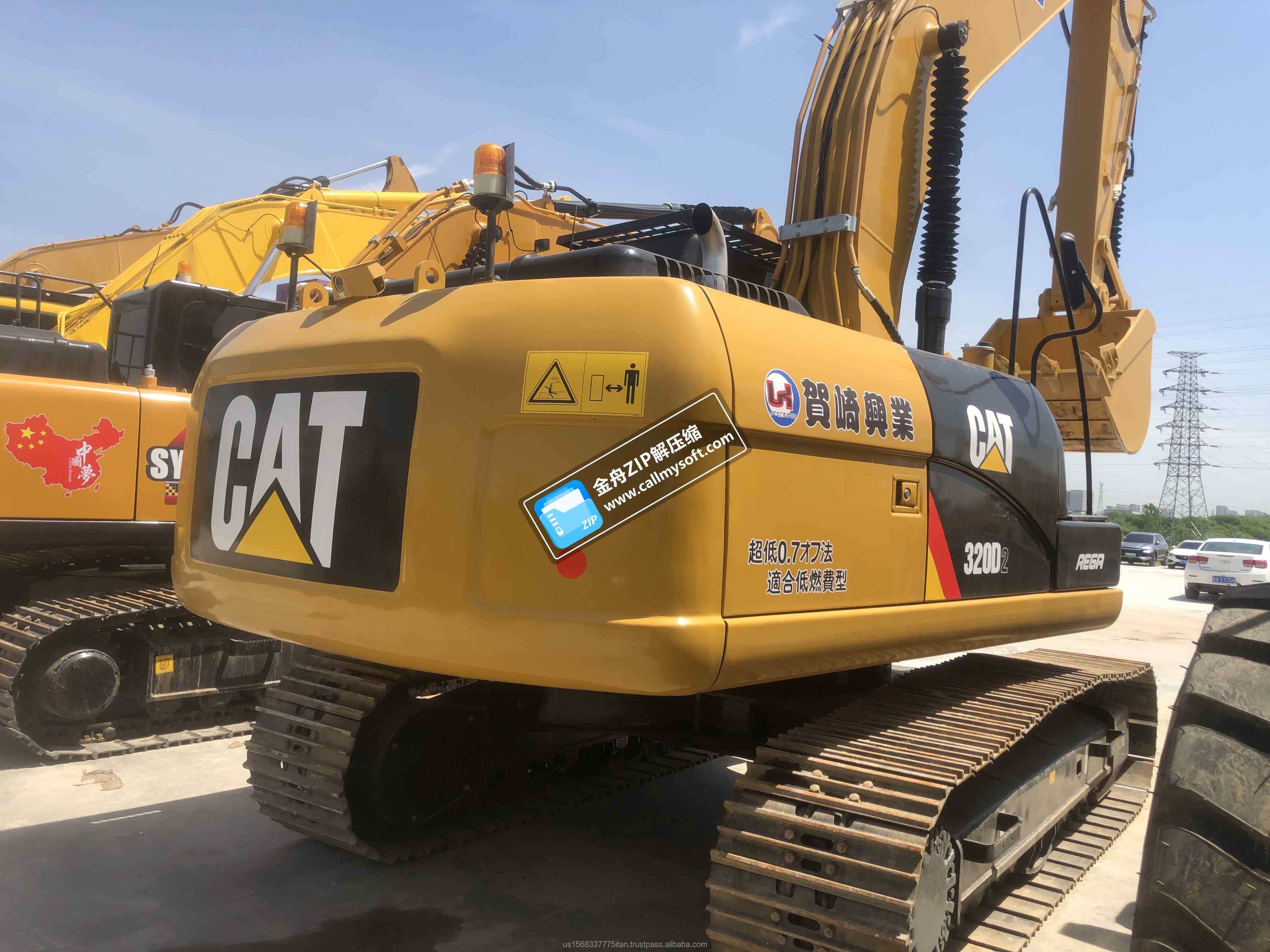Second-Hand Machinery 32 Ton Used Cat 320DL Excavator with Original Hydraulic Cylinder