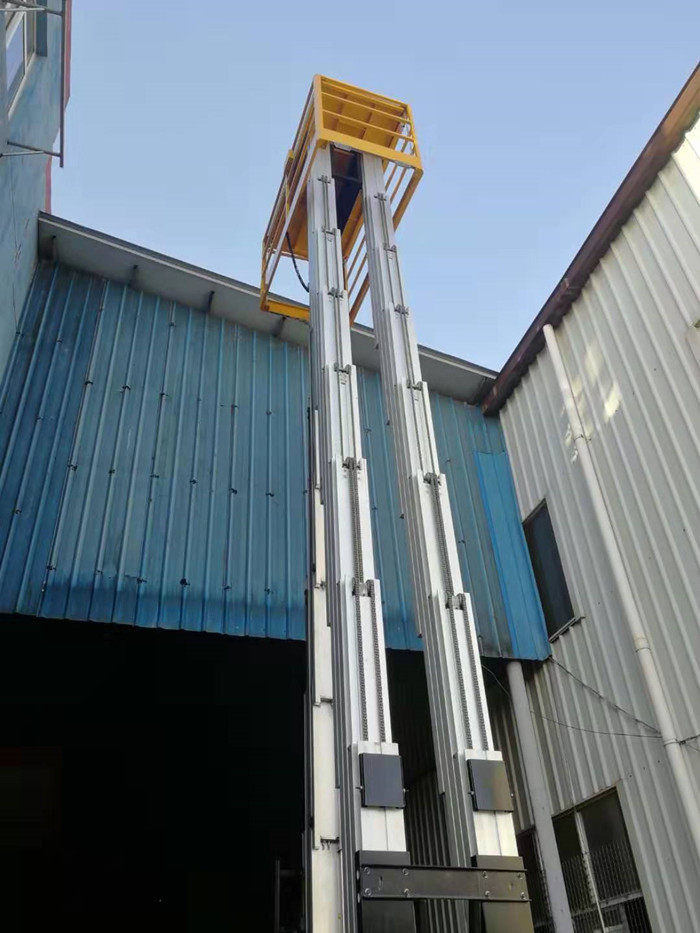 Aerial Platform Lift High Strengthen Structure Emergency Decline Mast