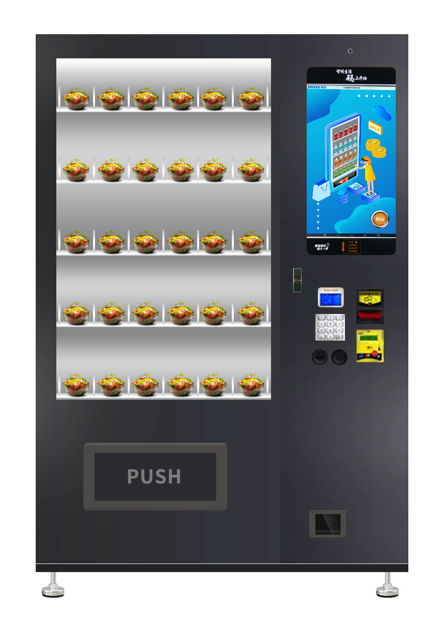 Automatic Self Service Vending Machine CE Certification 80 - 160 Capacity