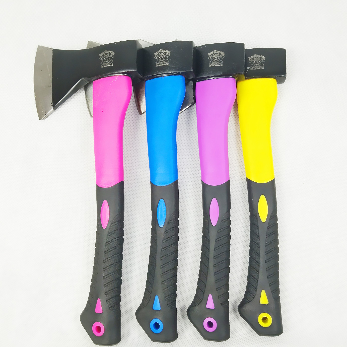 #45 Forged Carbon Steel Colored Plastic Handle Working Axe in Hand Tools (XL0136)