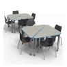 Buy cheap Diamond Open Front School Desks School Furniture Desk Chair For Students from wholesalers