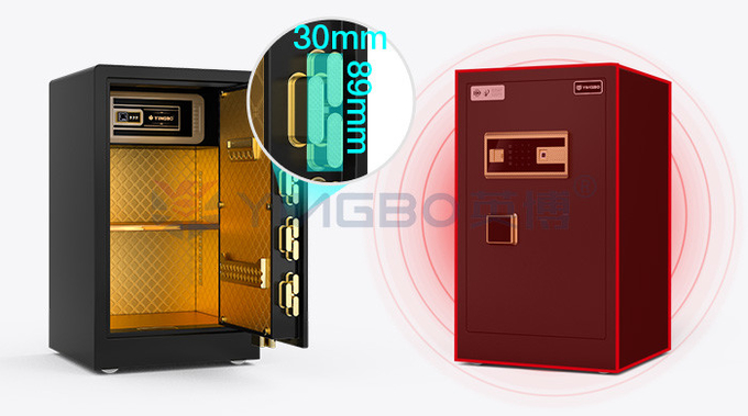 Biometric Fingerprint Lock Smart Home Safe Box H27.5IN YB/RS-70