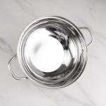 Restaurants Stackable Steamer Pot 28cm Stainless Steel 410
