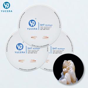 Quality Preshade Cad Cam Open System 98x10mm Dental Zirconia Discs wholesale