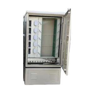 Quality FTTX Outdoor Fiber Optic Cabinet FDT SC Port 288 Fibers Waterproof wholesale