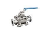 DIN Sanitary Ball Valves SS304 /316L Three Piece Clamp Ball Valve