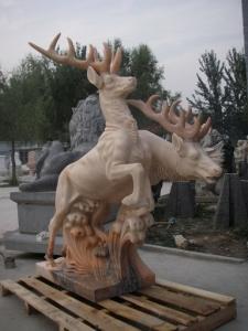 Quality Deer Animal stone sculpture for garden wholesale