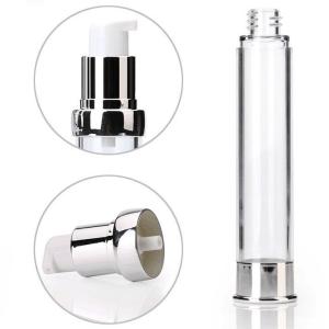 Quality Lotion Airless Makeup Pump Bottle Plastic Material Uniform Spray Volume wholesale